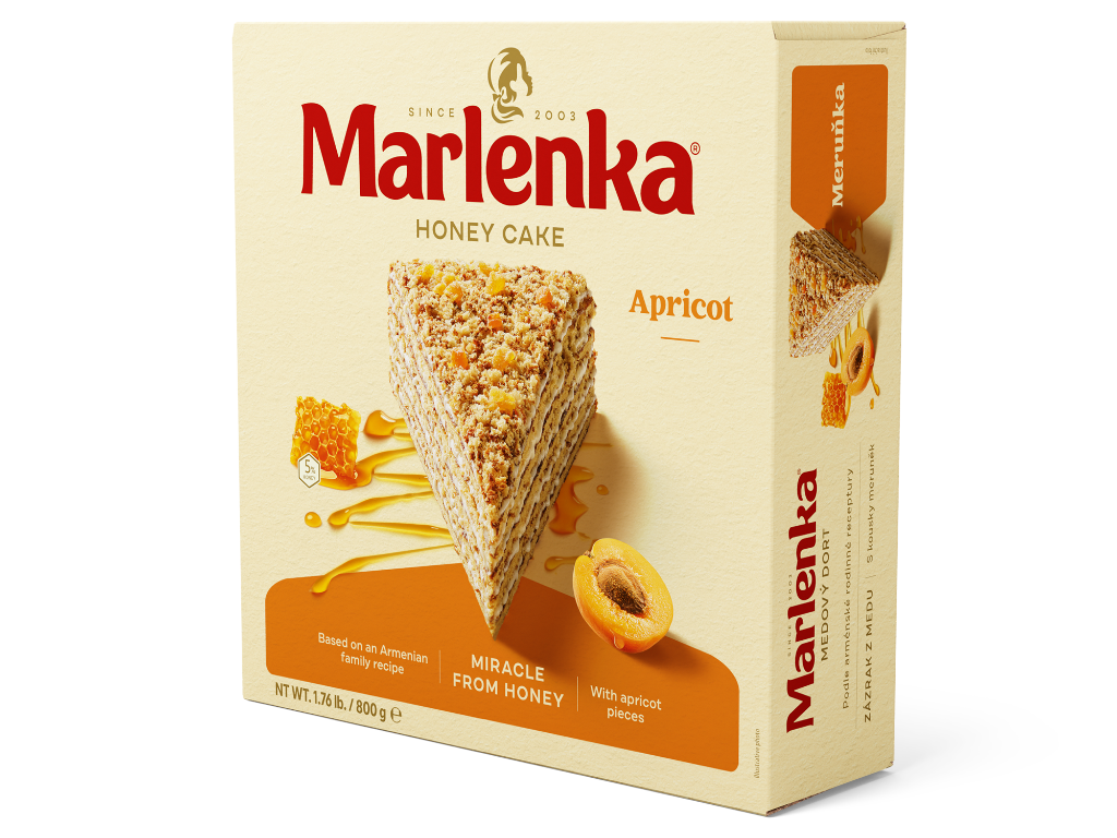 Torta al Miele di albicocca - Marlenka