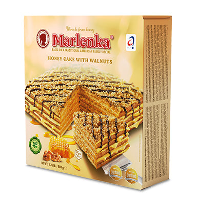 Torta al Miele con Noci - Marlenka
