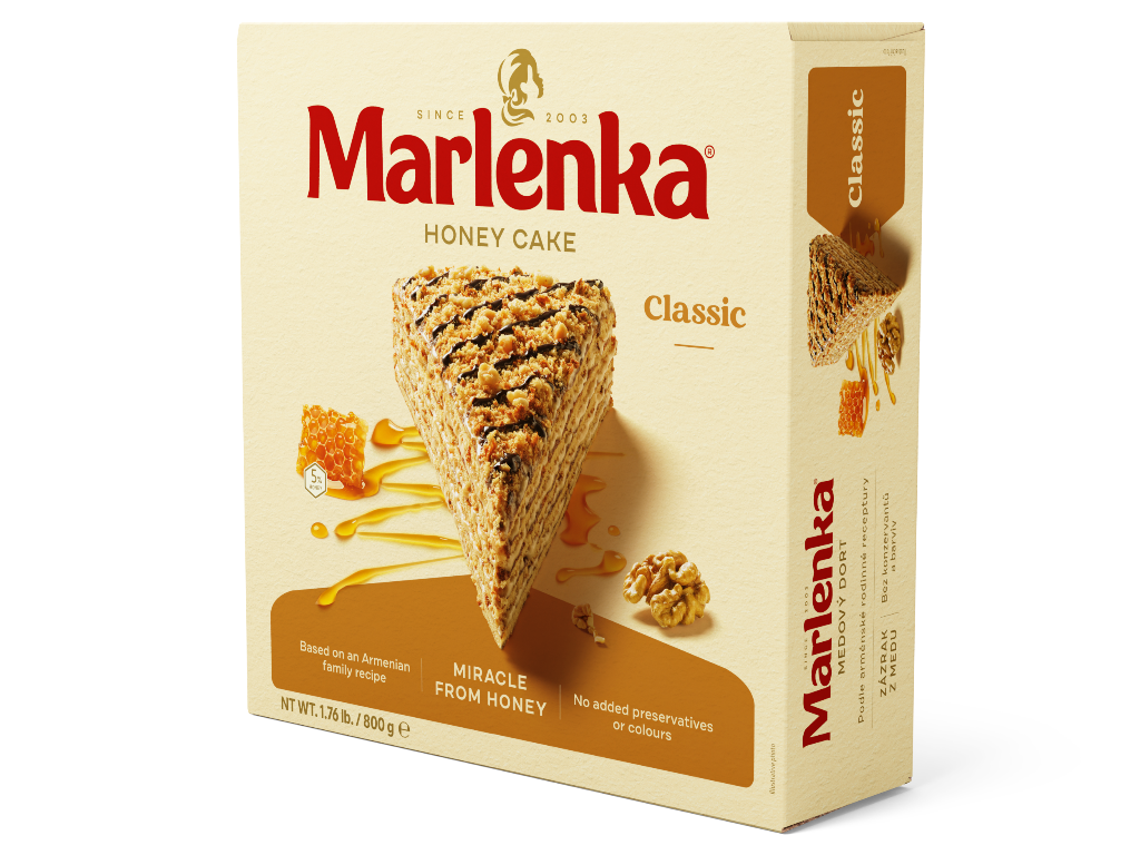 Torta al Miele con Noci - Marlenka