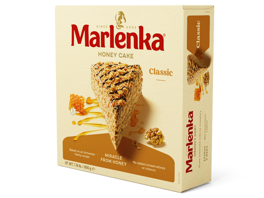 Torta al Miele con Noci - Marlenka